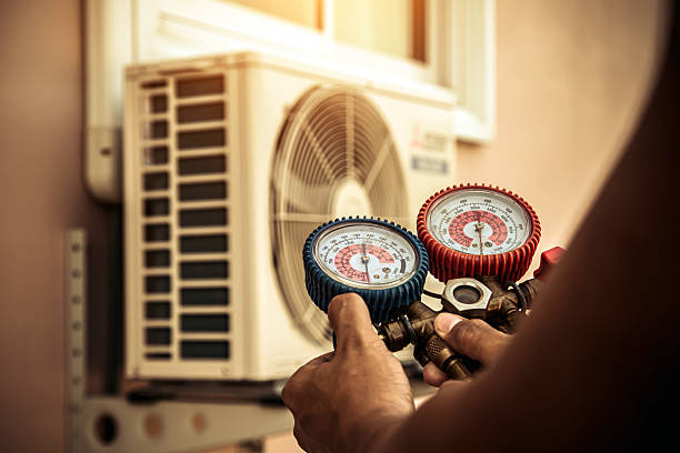 Professional Hvac Maintenance technician working in Brinkhaven, OH